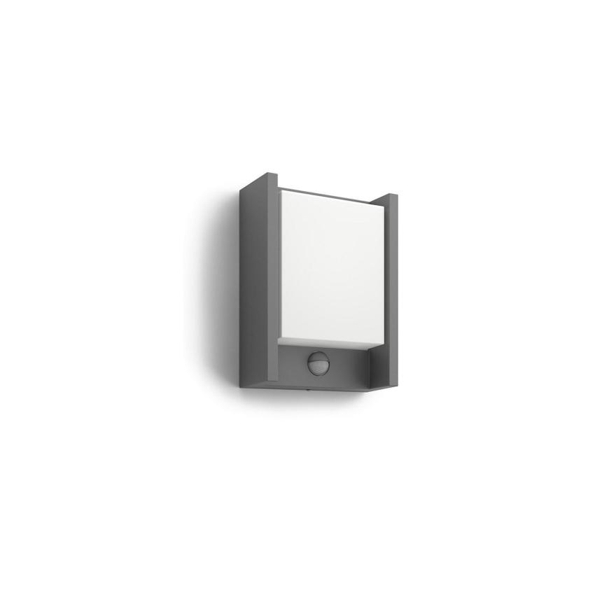 Aplique De Parede Exterior LED Sensor De Movimento 6W PHILIPS