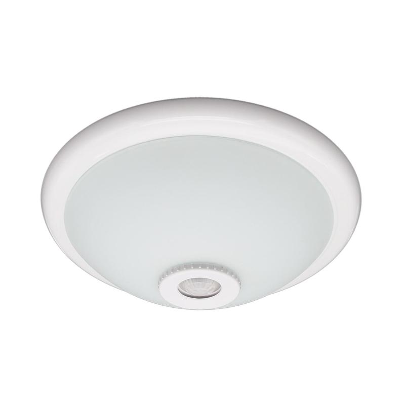 Plafón LED Techo 2x E27 Circular con Sensor de Movimiento PIR y