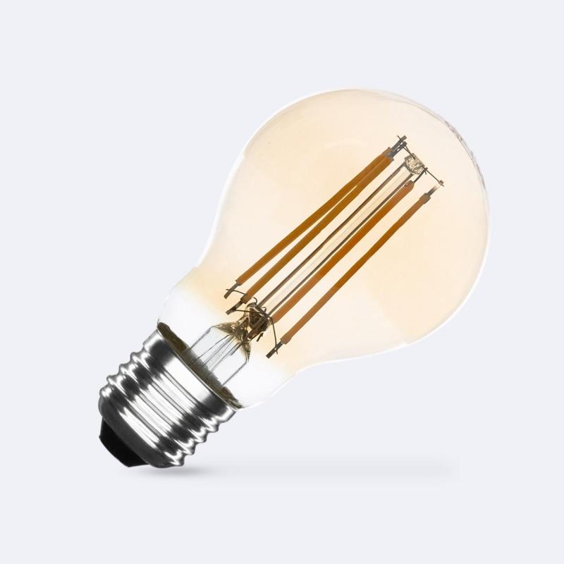 Produto de Lâmpada Filamento LED E27 8W 750 lm Regulável A60 Gold