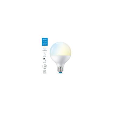 Produto de Lâmpada Inteligente LED E27 11W 1055 lm G95  WiFi + Bluetooth Regulável CCT WIZ