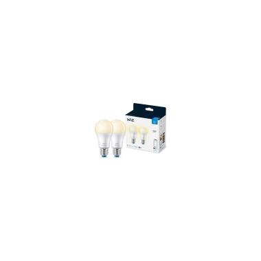Produto de Pack 2 Lâmpadas Inteligentes LED E27 8W 806 lm A60 WiFi + Bluetooth Regulável WIZ 