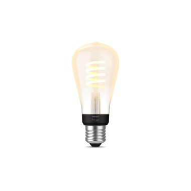 Produto de Lâmpada Filamento LED E27 7W 550 lm ST64 PHILIPS Hue White Ambiance