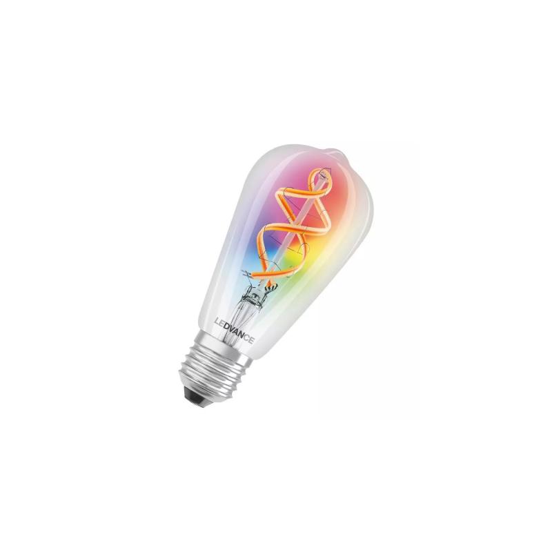 Producto de Bombilla Filamento LED E27 4.5W 300 lm ST64 WiFi Regulable LEDVANCE Smart+