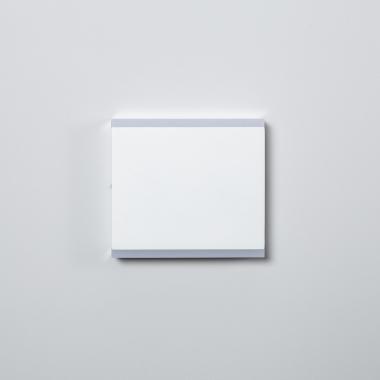 Producto de Aplique de Pared Exterior LED 6W Iluminación Doble Cara Cuadrado Blanco Orus