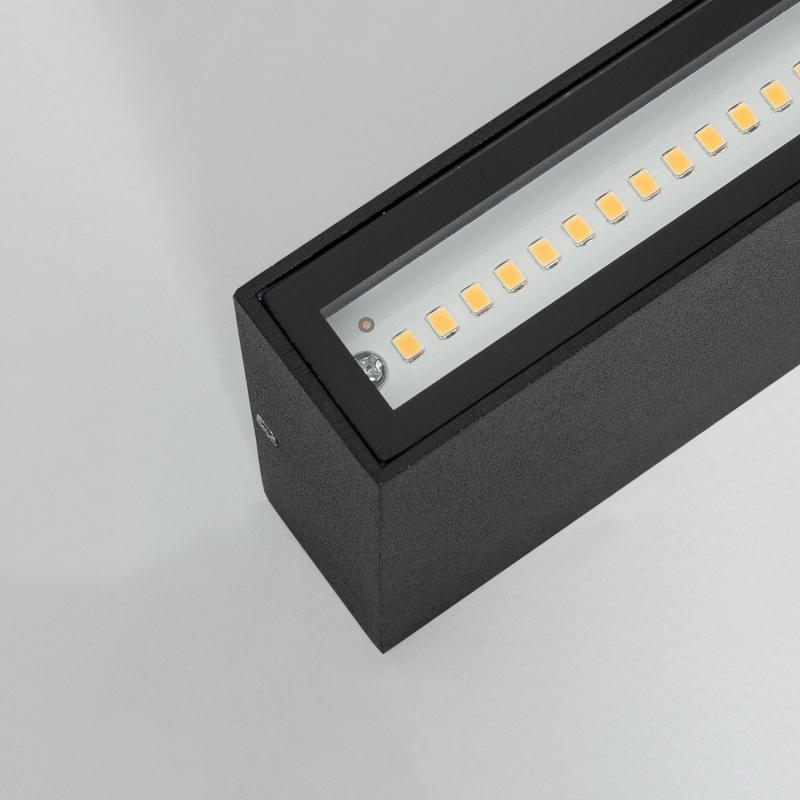 Producto de Aplique de Pared Exterior LED 10W Iluminación Doble Cara Rectangular Negro Kaira