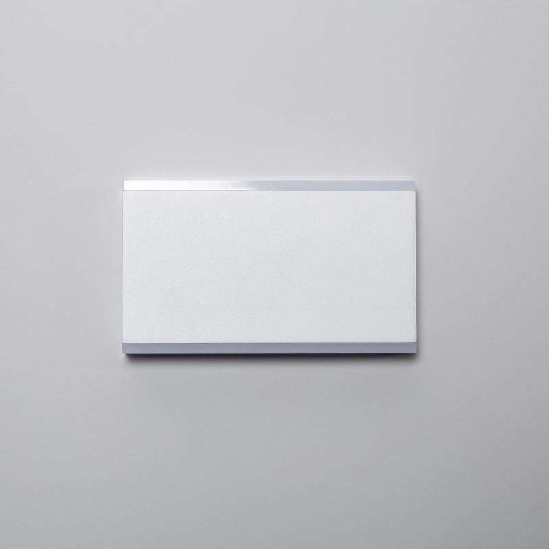 Producto de Aplique de Pared Exterior LED 10W Iluminación Doble Cara Rectangular Blanco Hera