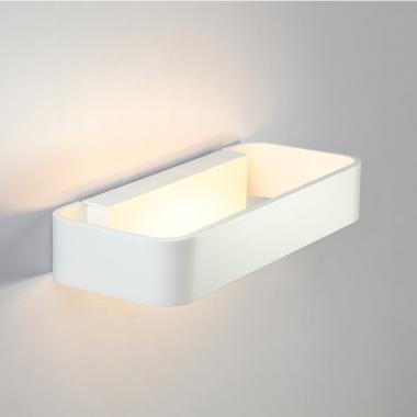 Producto de Aplique de Pared LED 9W de Aluminio Deves Blanco