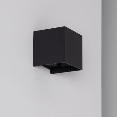 Producto de Aplique de Pared Exterior LED 6W de Aluminio Iluminación Doble Cara Eros Negro