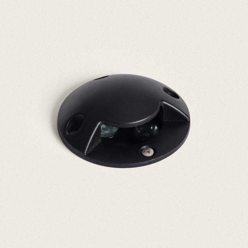 Producto de Baliza Exterior LED 3W Empotrable Suelo Gimsha 1L Negro