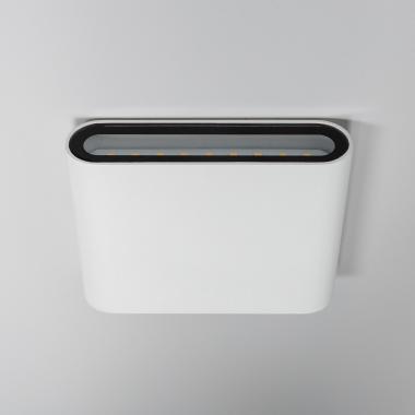 Produto de Aplique de Parede Exterior LED 6W Iluminação Dupla Cara Quadrado Branco Zeus