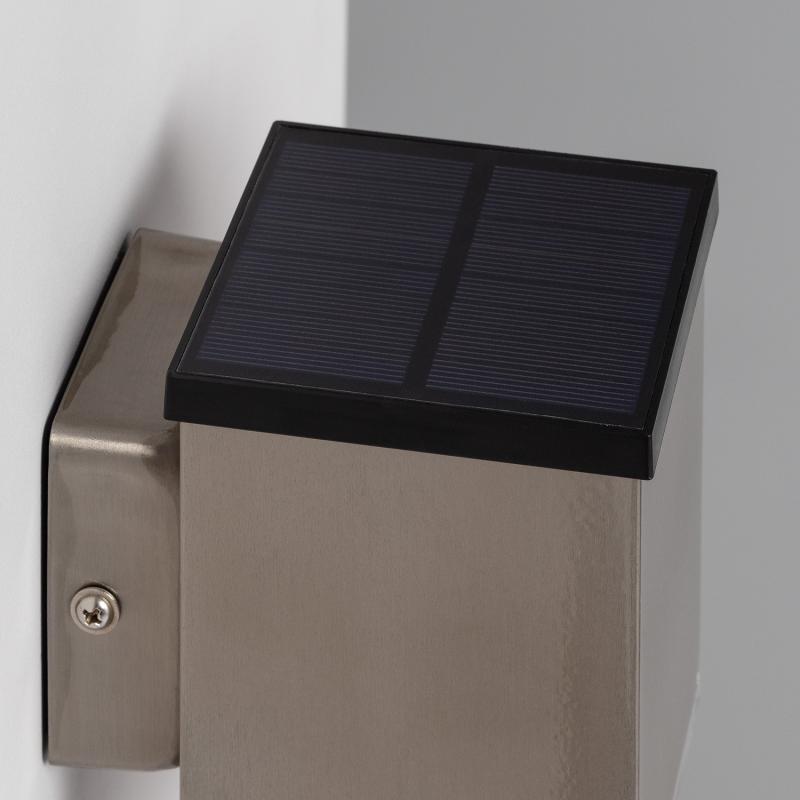 Producto de Aplique de Pared Exterior Solar LED de Aluminio Jafaro