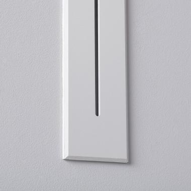 Producto de Baliza Exterior LED 3W Empotrable Pared Rectangular Blanco Lineal Wabi