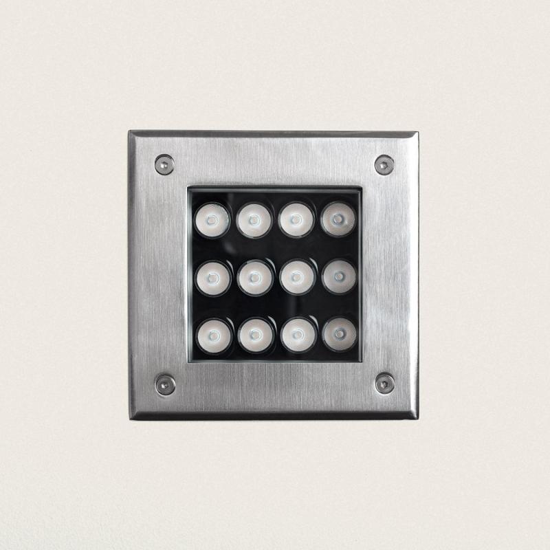 Producto de Baliza Exterior LED 12W Empotrable Suelo Cuadrada Utopia