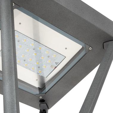 Produto de Luminária LED 40W Aventino Square LUMILEDS PHILIPS Xitanium Regulável 1-10V Iluminação Pública           