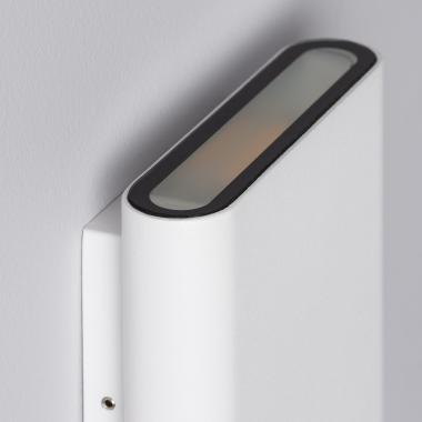 Produto de Aplique de Parede Exterior LED 12W de Alumínio Iluminação Dupla Cara Vesta Branco