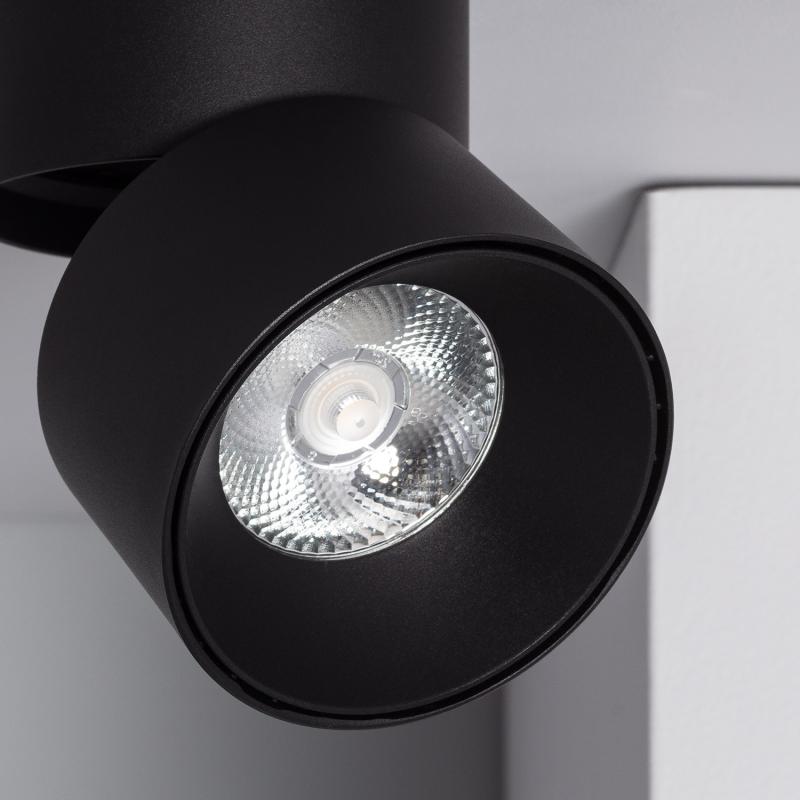 Producto de Aplique LED 15W de Aluminio Circular Negro New Onuba