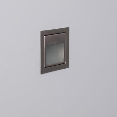 Producto de Baliza de Pared LED 1.5W Empotrable Acero Larry