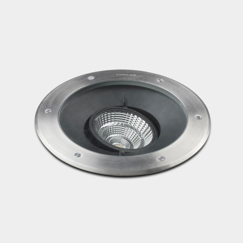 Produto de Foco LED Circular Encastrável de Chão Gea Power COB 23W IP67 LEDS-C4 55-9909-CA-CL