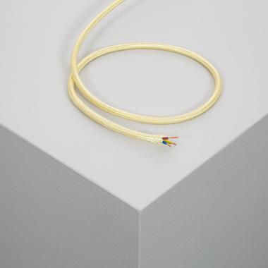 Producto de Cable Textil Eléctrico Dorado