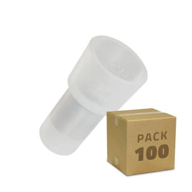 Producto de Pack 100 Unidades Empalme Ciego para Conexiones Finales de Cable 