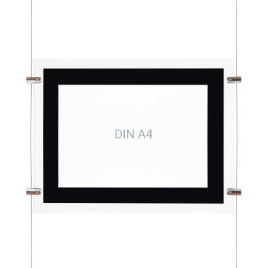 Produto de Kit Cartaz Exposição LED DIN A4