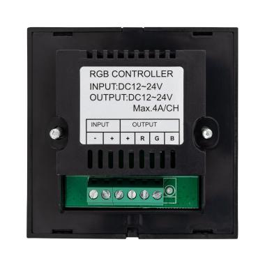 Producto de Controlador Regulador Pared Táctil para Tira LED 12/24V DC RGB