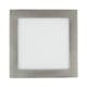 Produto de Placa LED Quadrada SuperSlim 18W Silver Corte 205x205 mm