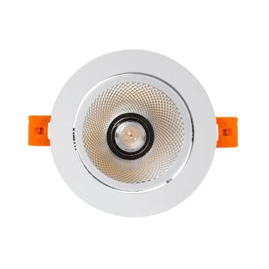 Produto de Foco Downlight LED 15W COB Direcionável Circular Branco Corte Ø90 mm CRI92 Expert Color No Flicker