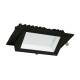 Producto de Downlight LED 38W Rectangular Direccionable SAMSUNG 130lm/W LIFUD Corte 210x125 mm Negro