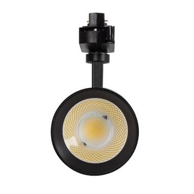 Producto de Foco Carril LED Monofásico 20W Regulable New Mallet Negro No Flicker UGR15