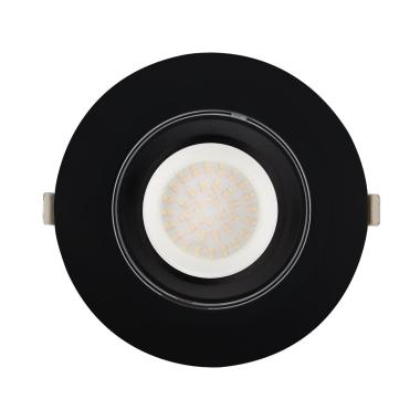 Produto de Foco Downlight Direcionável Circular LED 38W OSRAM 120 lm/W CCT Preto LIFUD No Flicker