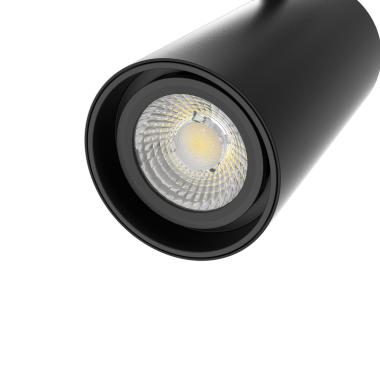Produto de Foco Carril LED Trifásico 40W Fasano No Flicker Regulável Preto