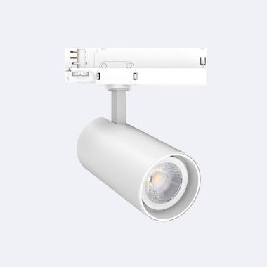 Produto de Foco Carril LED Trifásico 30W Fasano No Flicker Regulável Branco