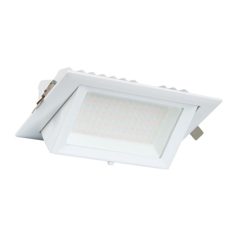 Producto de Downlight LED 20W Rectangular Direccionable SAMSUNG 130lm/W LIFUD Corte 210x125 mm