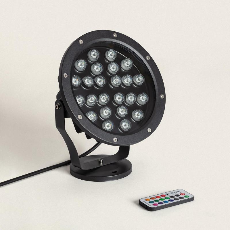 Produto de Foco Exterior LED RGB 24W Colmar 