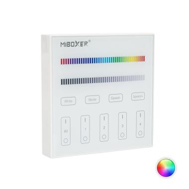 Producto de Mando RF para Regulador LED RGBW 4 Zonas MiBoxer B3