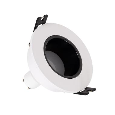 Produto de Foco Downlight Cónico GU10 6W Corte Ø70 mm Baixo UGR PC 