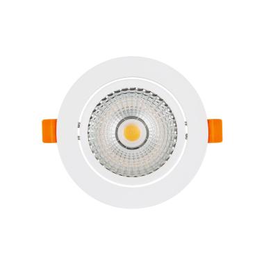 Producto de Foco Downlight LED 15W COB Superslim LIFUD Direccionable Circular Blanco Corte Ø100 mm CRI90 Expert Color No Flicker