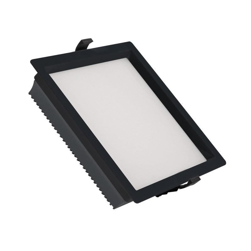 Producto de Downlight LED 30W Cuadrado SAMSUNG Aero 130 lm/W Microprismático LIFUD Corte 210x210 mm Negro