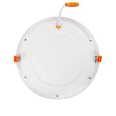 Produto de Placa LED 20W CCT Seleccionável Circular Slim Microprismático (UGR17) LIFUD Corte Ø 205 mm 