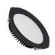 Produto de Downlight LED 24W SAMSUNG New Aero Slim 130 lm/W (UGR19) LIFUD Preto Corte Ø 200 mm 