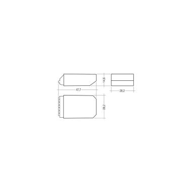 Producto de Módulo de Control de Interruptores con 4 Entradas Programables DALI XC TRIDONIC