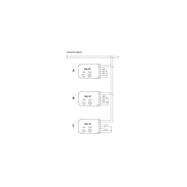 Produto de Módulo de Controlo de Interruptores com 4 Entradas Programáveis DALI XC TRIDONIC