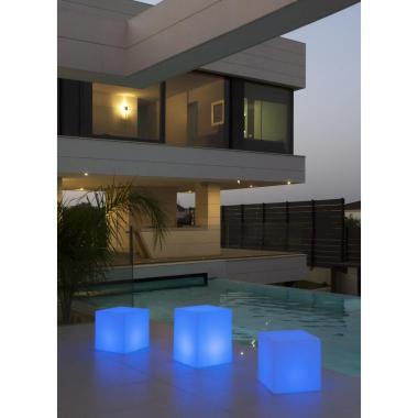 Produto de Cubo LED RGBW Cuby 53 Solar + Baterry SmartTech 