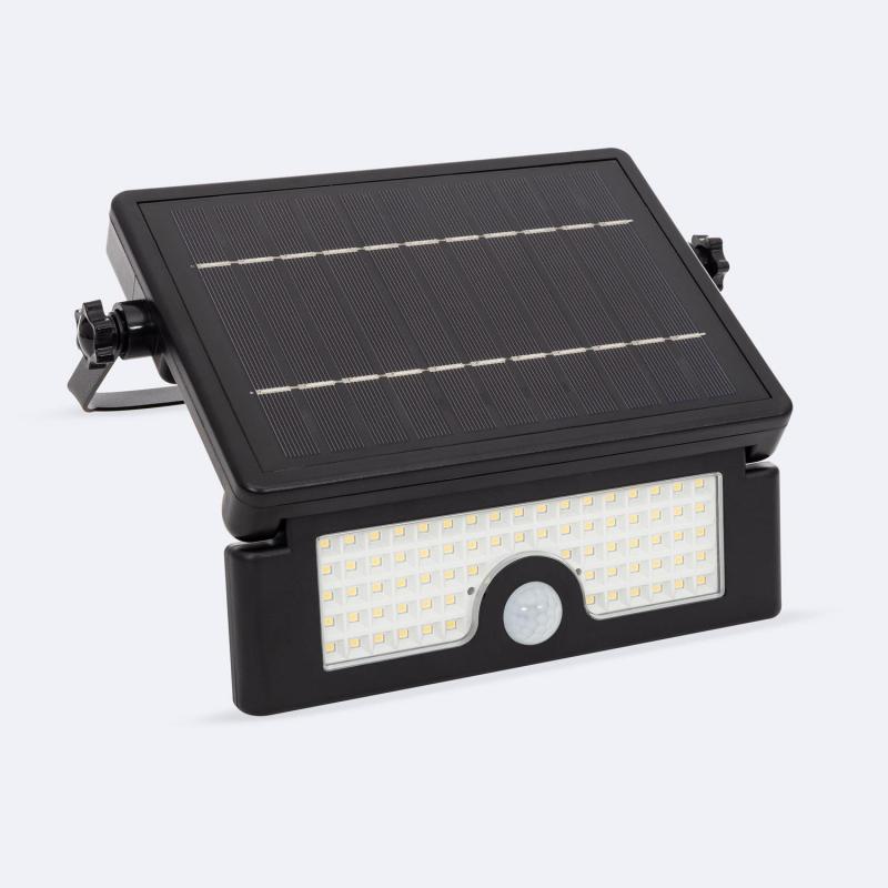 Producto de Foco Proyector LED Solar 6W IP54 con Sensor de Movimiento PIR y Crepuscular