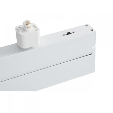 Produto de Foco Carril Linear LED Trifásico 24W Regulável TRIAC CCT Selecionável No Flicker Elegant Branco