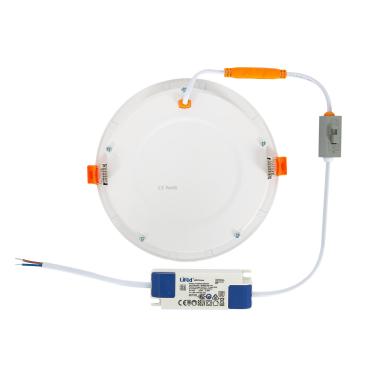 Producto de Placa LED 16W Circular CCT Microprismático LIFUD Corte Ø 150 mm
