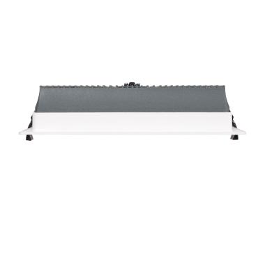 Produto de Downlight LED 30W SAMSUNG New Aero Slim Quadrado 130 lm/W Microprismático (UGR17) LIFUD Corte 210x210  mm