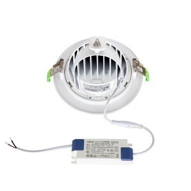 Producto de Downlight LED 38W Circular Direccionable OSRAM CCT 120 lm/W LIFUD Corte Ø 170 mm