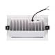 Producto de Downlight LED 46W Rectangular Direccionable OSRAM 120 lm/W Corte 210x125 mm